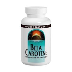 Бета каротин, Beta Carotene, Source Naturals, 25000 ME, 250 капсул - фото