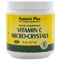 Вітамін С, Vitamin C Micro-Crystals, Nature's Plus, кристали, 227 г - фото