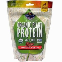 Растительный протеин, Plant Protein, Garden of Life, вкус кофе, 260 г - фото