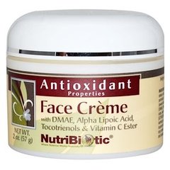 Крем для особи, Face Cream, NutriBiotic, антиоксидантний, 57 г - фото