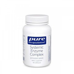 Ферменти для суглобів, тканин і м'язів, Systemic Enzyme Complex, Pure Encapsulations, комплекс, 180 капсул - фото