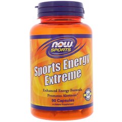 Енергетична формула, Energy Extreme, Now Foods, Sports, 90 рослинних капсул - фото