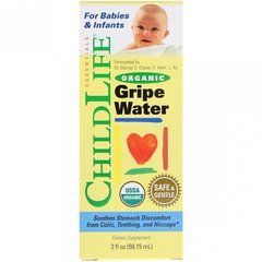 Водичка от коликов, Organic Gripe Water, ChildLife, 59.15 мл. - фото