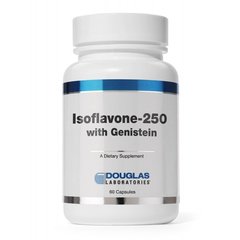 Изофлавоны з генистеином, Isoflavone-250 with Genistein, Douglas Laboratories, 60 капсул - фото