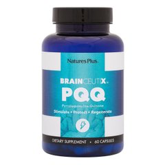 Пирролохинолинхинон PQQ, BrainCeutix, Nature's Plus, 20 мг, 60 капсул - фото