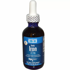 Ионное железо, Ionic Iron, Trace Minerals Research, 22 мг, 59 мл - фото
