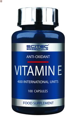 Вітамін E, Scitec Nutrition , 100 капсул - фото
