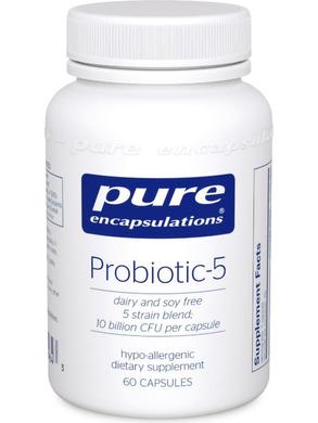 Пробиотик-5, Probiotic-5, Pure Encapsulations, 60 капсул - фото