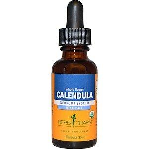 Экстракт календулы, Calendula, Herb Pharm, (29.6 мл) - фото
