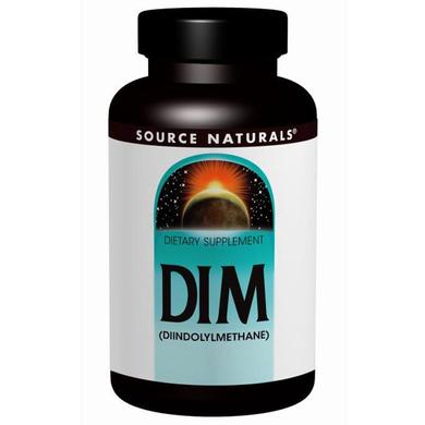 Дііндолілметан, DIM, Source Naturals, 100 мг, 60 таблеток - фото