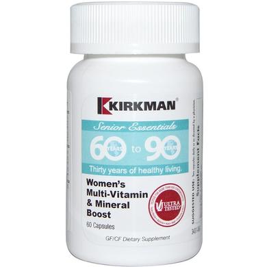 Вітаміни для жінок, Womens Multi-Vitamin & Mineral, Kirkman Labs, 60+, 60 капсул - фото