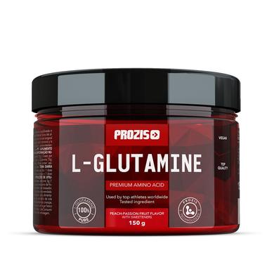 Глутамин, L-Glutamine, персик-маракуйя, Prozis, 150 г - фото
