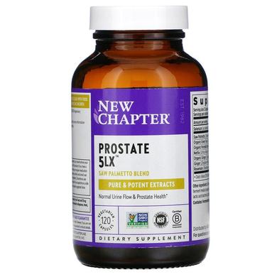 Підтримка простати, Prostate 5LX, New Chapter, 120 капсул - фото