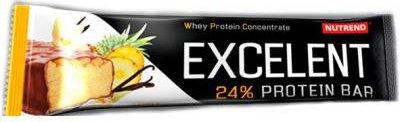 Протеїновий батончик, Excelent Protein Bar, ваніль-ананас, Nutrend , 85 г - фото