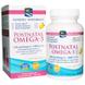 Рыбий жир для беременных, Postnatal Omega-3, Nordic Naturals, лимон, 650 мг, 60 капсул, фото – 1