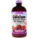 Жидкий кальций цитрат магния + Д3, Calcium Magnesium Citrate, Bluebonnet Nutrition, ягодный вкус, 472 мл, фото – 1