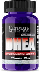 Дегідроепіандростерон, DHEA, Ultimate Nutrition, 100 мг, 100 капсул - фото