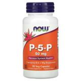 P-5-P пиридоксаль-5-фосфат, Now Foods, 50 мг, 90 капсул, фото
