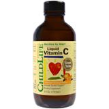 Витамин С для детей, Vitamin C, ChildLife, жидкий, апельсин, 118.5 мл, фото