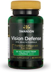 Формула для зрения, Ultra Vision Defense, Swanson, 60 гелевых капсул - фото