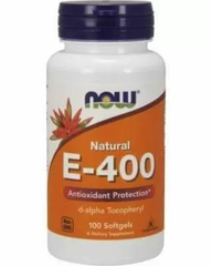 Витамин Е, Vitamin E-400, Now Foods, 400 МЕ, 100 капсул - фото