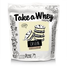 Казеїн, Micellar Casein, печиво з кремом, Take a Whey, 750 г - фото