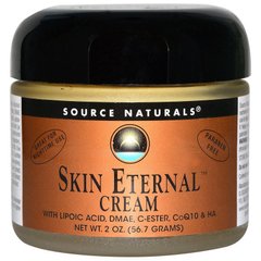 Нічний крем для обличчя, Skin Eternal Cream, Source Naturals, (56.7 г) - фото