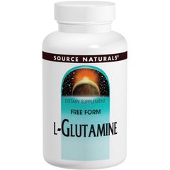 Глютамин, L-Glutamine, Source Naturals, 500 мг, 100 таблеток - фото