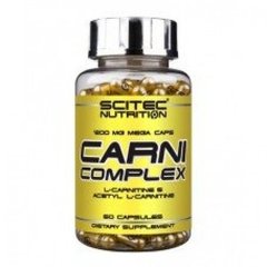 L карнитин, Carni complex, Scitec Nutrition , 60 капсул - фото