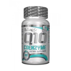 Коэнзим Q-10, Natural Q-10 Coenzyme 100 мг, Biotech USA, 60 капсул - фото