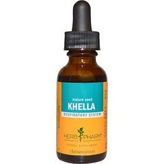 Виснага, экстракт семян, Khella, Herb Pharm, 29,6 мл - фото