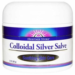 Мазь з колоїдним сріблом, Colloidal Silver Salve, Heritage Products, 60 г - фото