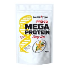 Протеїн Мега протеїн, PRO 70, Vansiton, ваніль 450 г - фото