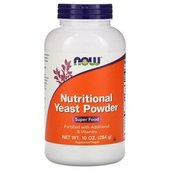 Харчові дріжджові в порошку, Nutritional Yeast Powder, Now Foods, 284 г - фото