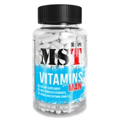 Мультивитамины для мужчин, Vitamins for Man, MST Nutrition, 90 капсул - фото