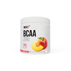 Комплекс аминокислот, BCAA Zero Passion Peach, MST Nutrition, вкус персик, 55 порций - фото