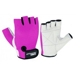 Перчатки Women, MFG 208.4C, Sporter, бело-розовые, M - фото