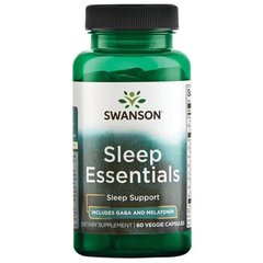 Основи сну, Sleep Essentials, Swanson, 60 капсул - фото