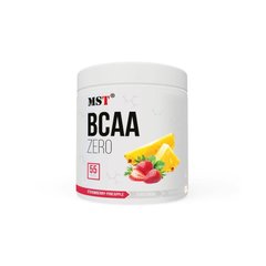 Комплекс амінокислот, BCAA Zero, MST Nutrition, полуниця-ананас, 330 г - фото