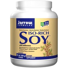 Соевый протеин, Iso-Rich Soy, Jarrow Formulas, изофлавоны, 400 г - фото