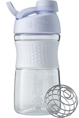 Шейкер SportMixer з кулькою Twist, White, Blender Bottle, білий, 590 мл - фото