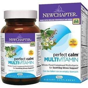 Мультивітаміни для жінок і чоловіків, Perfect Calm - Daily Multivitamin, New Chapter, 72 таблетки - фото