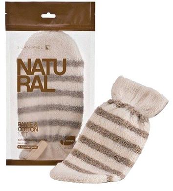 Перчатка-мочалка, Natural Ramie & Cotton Mitt, Suavipiel - фото