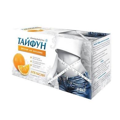 Фиточай для похудения Тайфун со вкусом апельсина, ФитоБиоТехнологии, фильтр-пакеты 2г №30 - фото