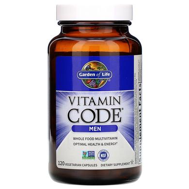 Витамины для мужчин, Vitamin Code Men, Garden of Life, 120 капсул - фото