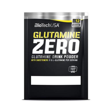 Глутамин, Glutamine Zero - ice tea-peach, BioTech USA,12 г - фото