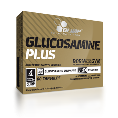 Глюкозамин и Хондроитин, Plus Sport Edition, Olimp, 60 капсул - фото
