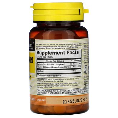 Мелатонин с витамином B6, 3 мг, 60 таблеток - фото
