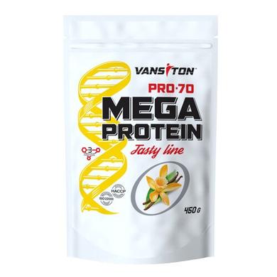 Протеїн Мега протеїн, PRO 70, Vansiton, ваніль 450 г - фото