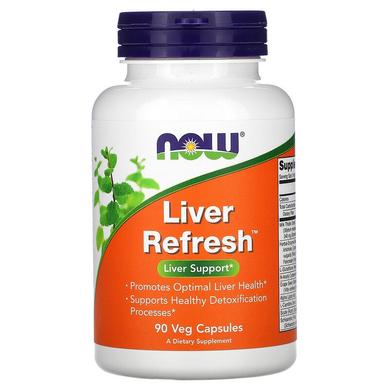 Підтримка печінки, Liver Refresh, Now Foods, 90 капсул - фото